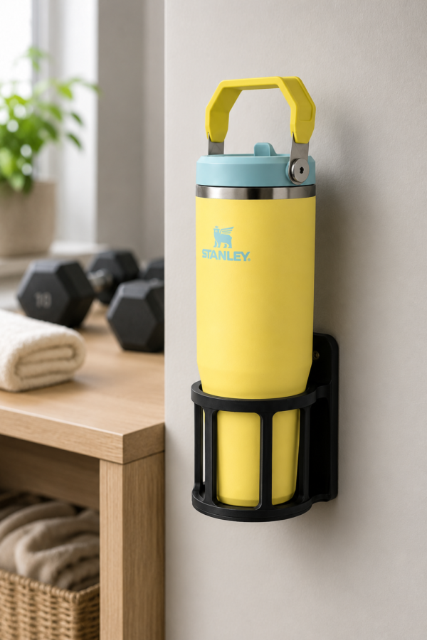 Wall-Mounted Cup & Tumbler Holder