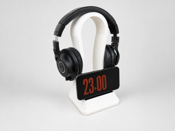 2-in-1 Headphone Stand & Wireless Charging Dock