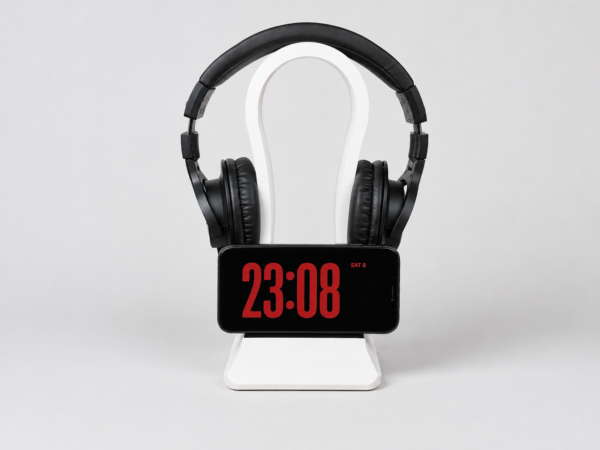 2-in-1 Headphone Stand & Wireless Charging Dock