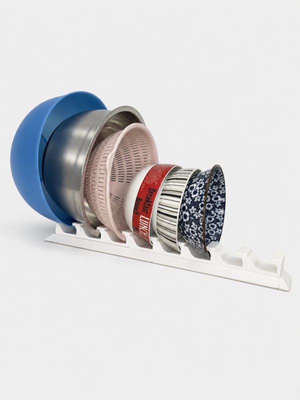 Adjustable Bowl Storage Rack