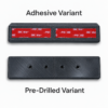 Adhesive and Pre-Drilled Variants Heavy-Duty French Cleat Wall Mount – Pair