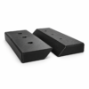 Black 3D-Printed Wedge Mounts Heavy-Duty French Cleat Wall Mount – Pair