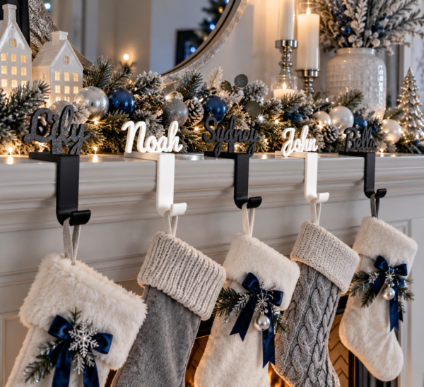 Personalised Christmas Stocking Holder