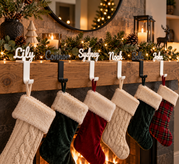 Personalised Christmas Stocking Holder