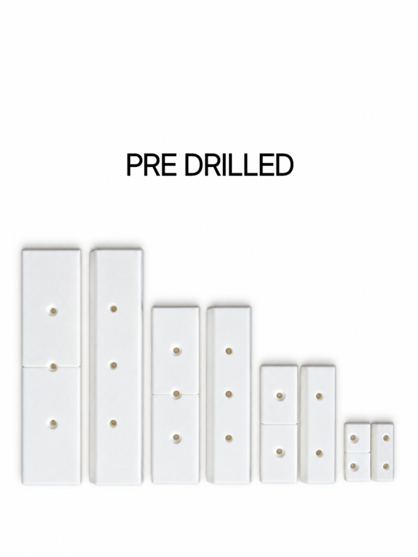 Pre Drilled Standard French Cleat Starter Pack – 4 Pairs